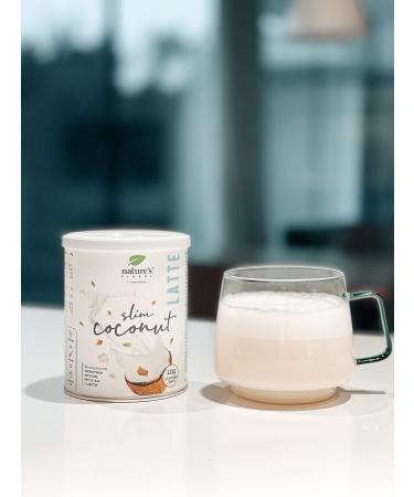 Nature's Finest Coconut Slim Latte | Delicious 3-in-1 Weight Loss Drink with Nettle Extract Artichoke Extract and L-Carnitine | Supports Digestion and Immune System - Buy Online on SooperMarket.com