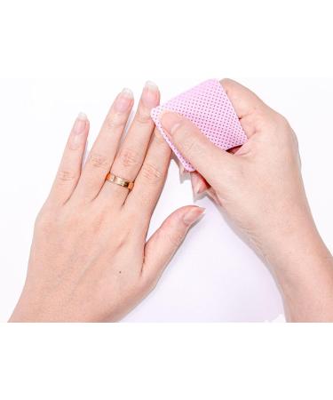 1080PCS Lint Free Nail Wipes - Non-Woven Polish Remover Pads for Nails & Eyelash Extensions - Soft Lint Free Wipes in Pink & White Case - Buy Online on SooperMarket.com