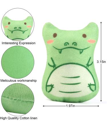 Dorakitten Catnip Toys for Indoor Cats - 5PCS Plush Chew Toys for Teething and Interactive Play | Catnip Filled Kitten Toy with Soft Material and Animal Shapes - Buy Online on SooperMarket.com