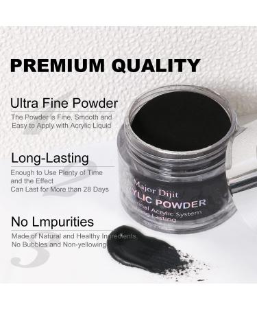 120g Clear Acrylic Nail Powder - Professional Polymer for 3D French Nail Extensions | Durable Beauty Gifts (Black) - International Shipping Available - Buy Online on SooperMarket.com