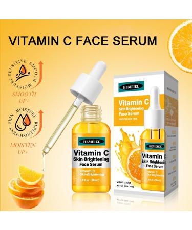 Vitamin C Serum for Face | Anti-Aging Hyaluronic Acid Serum | Daily Skin Care for All Skin Types - Buy Online on SooperMarket.com