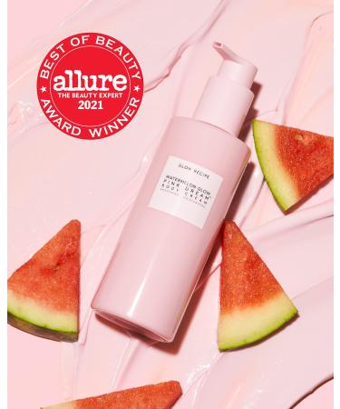Glow Recipe Watermelon Glow Pink Dream Body Cream - Hydrating Lotion with Hibiscus AHA and Hyaluronic Acid - Lightweight Moisturizer for Smooth Skin (240ml) - Buy Online on SooperMarket.com
