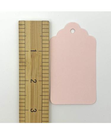 100pcs Pink Paper Hang Gift Tags  Blank Marking Tags with String for Baby Shower Favors Valentine's Day  Mother's Day and Craft Homemade Gifts - Buy Online on SooperMarket.com