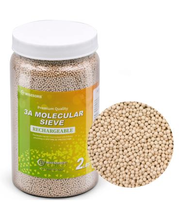 Wisesorb 2 LBS 3A Molecular Sieve Desiccant Beads Dehumidifier Moisture Absorbers