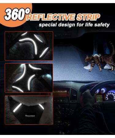 Halypet Cat Harness and Leash Set - Third Generation Escape Proof Design for Maximum Safety - Adjustable, Breathable Vest for Outdoor Walking - Black Small - Buy Online on SooperMarket.com