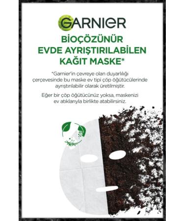 Garnier Skin Naturals PURE CHARCOAL Black Tissue Mask - Buy Online on SooperMarket.com