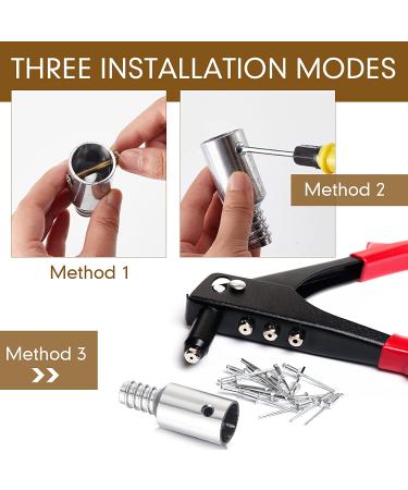 6 Pcs Threaded Tip Replacement Kit for Extension Poles - Metal Threaded Tips for 1 Inch Wood/Metal Poles - Buy Online on SooperMarket.com