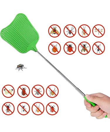 Jieyuchu Flying Claps - Extendable Stainless Steel Fly Swatter for Effective Pest Control | Green Insect Repellent - Buy Online on SooperMarket.com