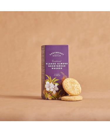 Cartwright & Butler Flaked Almond Shortbread Rounds Carton 200g (Pack of 3) - Buy Online on SooperMarket.com