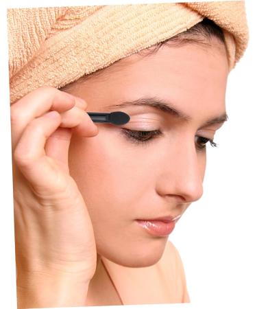 HAPINARY 10pcs Eye Shadow Sponge Applicator Paupi re Eyeshadow Sponge Applicator Face Eyeshadow Brush Black - Buy Online on SooperMarket.com