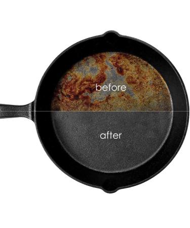 Leapbeast Cast Iron Cleaner - Ultimate Dutch Oven & Grill Pan Accessories | 11x7 cm Plastic Grill Scrap & Ring Cleaner - Buy Online on SooperMarket.com