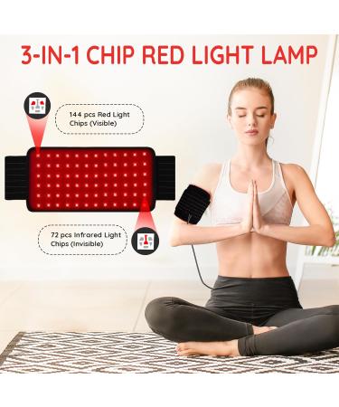 Red Light Lamp Belt 72 LEDs Red Light & Near Infrared Light Belt - Buy Online on SooperMarket.com