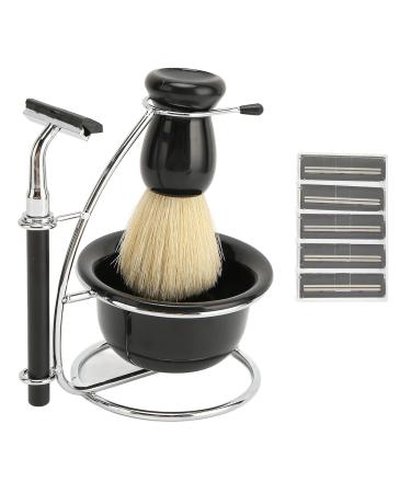 Premium 5-in-1 Shaving Set for Men | Razor Brush Bowl & Stand | Manual Shaving Collection - International Shipping Available - Buy Online on SooperMarket.com