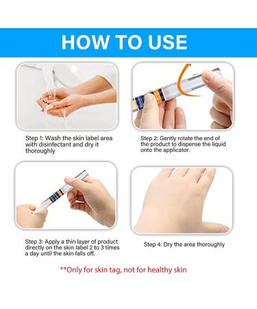 Extra Strength Skin Tag Remover | Wart Removal | Tag Dries and Falls Away | Natural Ingredients | All Skin Types - Buy Online on SooperMarket.com