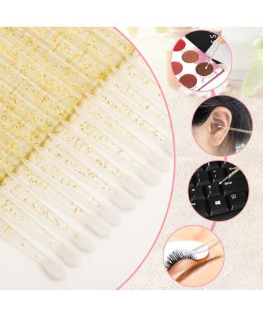 G2PLUS 400PCS Crystal Gold Disposable Micro Applicators for Eyelash Extensions - Perfect for Crafting - Buy Online on SooperMarket.com