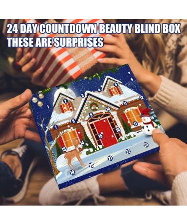 Encomy Christmas Countdown Beauty Set | Advent Calendar with 24 Care Products & Accessories | Perfect Family Gift - Buy Online on SooperMarket.com