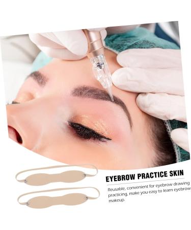 NOLITOY 10pcs Eyebrow Practice Skin Silicone Fake Skin Headband Eyebrow Practice Headband Real Person - Buy Online on SooperMarket.com