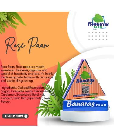 Sweet paan (Rose Paan)