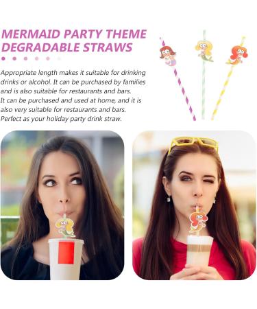 KICHOUSE 60pcs Disposable Straw Jumbo Straws Smoothie Straws Milk Beverage Drinking Straws Crafts Drinks - Buy Online on SooperMarket.com