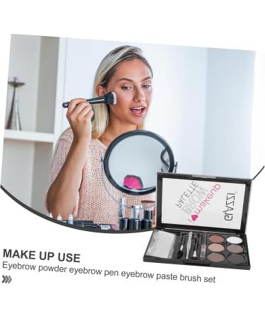 NOLITOY 4 Sets Eyebrow Powder Set Eyebrow Brush Brow Pencil Multifunctional Cosmetic Accessory Make up - Buy Online on SooperMarket.com