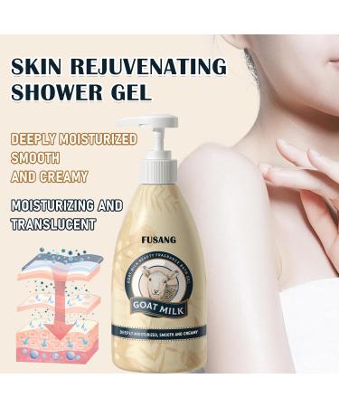 Buy Goat Milk Body Wash 500ml - Moisturizing Hand & Body Cleanser for Men & Women - Nourishing & Softening - Buy Online on SooperMarket.com