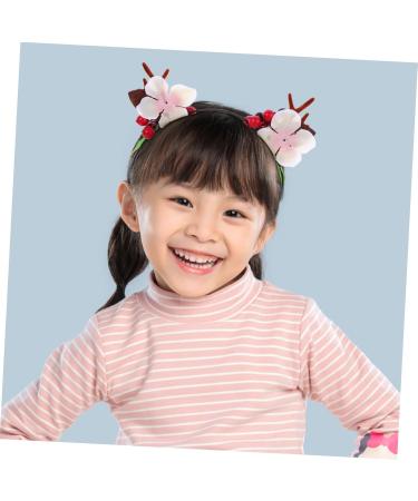 minkissy 1 Set Christmas Headdress Antlers Ears Headband Reindeer Headwear Fawn Headband Antlers Headband Hair Accessories for Girls Christmas Headbands Pair Clip Women's Metal Elk Horns - Buy Online on SooperMarket.com