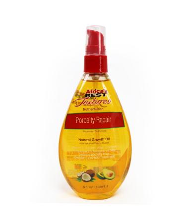 Africa's Best Textures Porosity Repair Growth Oil  5 Ounce