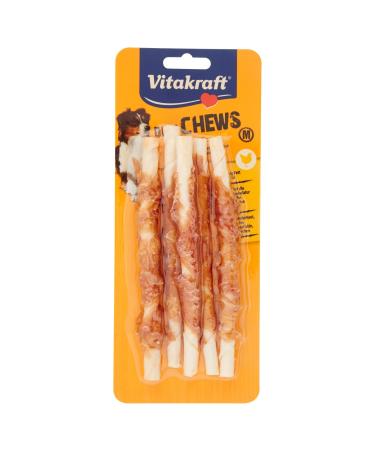 Vitakraft DeliChews Dog Chew Roll Chicken M 1x 5 pieces for medium dogs 90 g (1 pack)