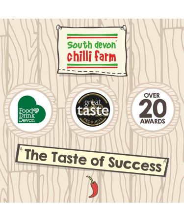 South Devon Chilli Farm Chilli Chutney | Traditional Chutney with a Mild Chilli Heat - Ideal for Cheese & Crackers & Sandwiches - Made with Fresh Chillies - Gluten Free Case of 6 220g - Buy Online on SooperMarket.com