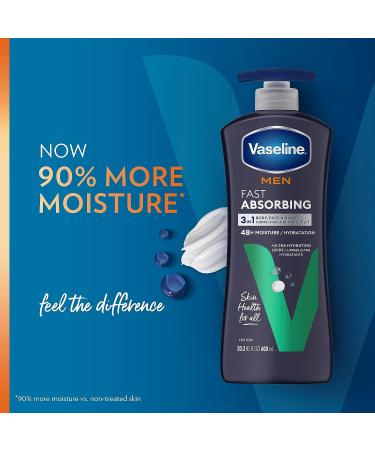 Vaseline Men Healing Moisture Body Lotion 20.3 oz - Fast Absorbing Formula - Buy Online on SooperMarket.com