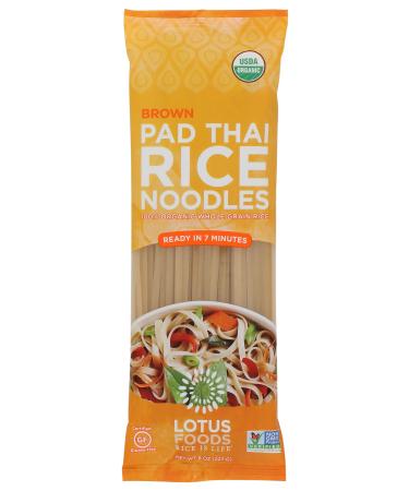 LOTUS FOODS Organic Brown Rice Pad Thai Noodles, 8 OZ