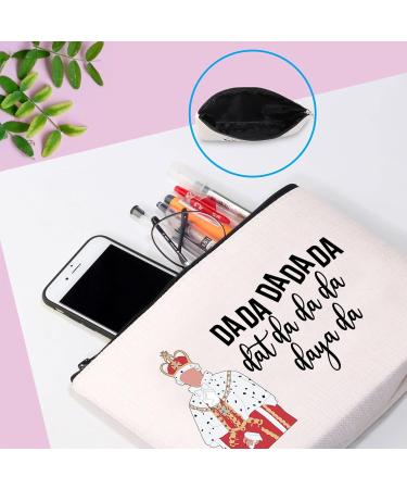 Funny Hamilton Gift: King George III Da Da Da Dat Da Makeup Bag for Hamilton Lovers - Buy Online on SooperMarket.com