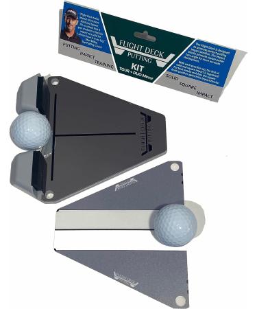 Flight Deck Putting-KIT: 3-in-1 Golf Training Aid with Impact Trainer, Mirror, and Alignment Tools for Precision Putting - USA Made - Buy Online on SooperMarket.com