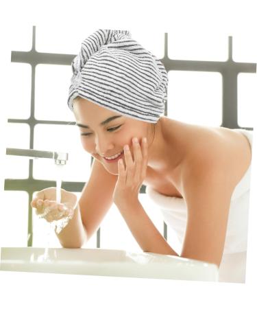 Warmhm Coral Fleece Shower Cap Reusable Shower Caps for Women Hair Drying Towel Washing Headwear Head Bath Cap Shower Cap Large Dry Hair Turban Cap Hair Towel Absorb Water Miss - Buy Online on SooperMarket.com