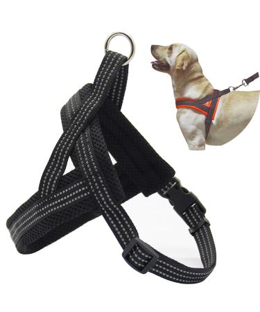 BPS Dog Harness Adjustable 4 Sizes to Choose From for Small and Medium Dogs S Black