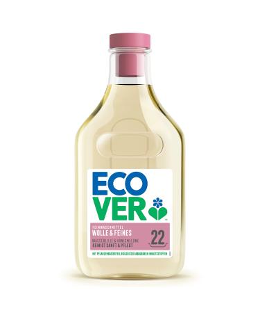 Ecover fine detergent wool & fine (1 l/22 wash loads) liquid detergent with plant -based ingredients ecover detergent for sensitive textiles