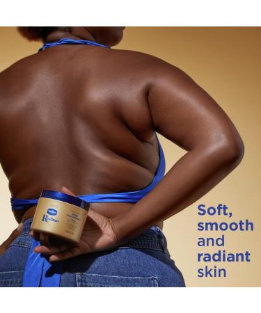 Vaseline Radiant X Deep Nourishment Body Cream | 100% Pure Shea Butter Coconut Oil Vitamin C & Peptides - 10 oz Skin Moisturizer for All Skin Types - Buy Online on SooperMarket.com
