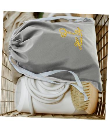 HAPINARY Travel Drawstring Bag Hair Tool Travel Bag Grey Fabric Bag for Hair Dryer - Buy Online on SooperMarket.com