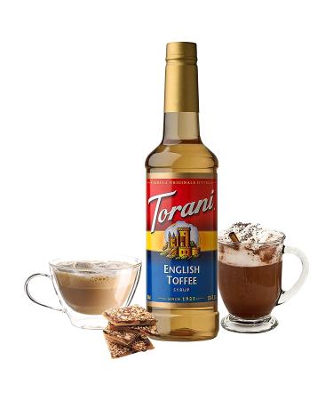 Torani English Toffee Syrup 25.4oz - Delicious Flavor for Drinks & Desserts - Buy Online on SooperMarket.com