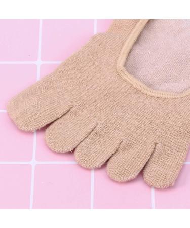 NO-Show Gel Socks for Dry Feet | Moisturizing Spa Socks & 5-Finger Invisible Design - Buy Online on SooperMarket.com