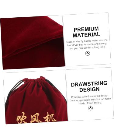 Gogogmee 3 Pcs Hair Dryer Storage Bag Drawstring Storage Bag Portable Hair Dryer Bag Blow Dryer Bag Fabric - Buy Online on SooperMarket.com