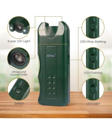 ASSCA Anti Barking Device Ultrasonic Dog Deterrent Anti Dog Barking Deterrent Devices with 3-in-1 Charging and Safe for People and Pets Mini Ultrasonic Dog Repeller is Suitable for Most Dogs Green - Buy Online on SooperMarket.com
