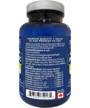 75 DRcaps 45 Billion CFU Probiotic (Plus 250mg of L-Glutamine) 7 Strains Support for Digestive Health Gut Flora Reduce Bloating Constipation Gas & Leaky Gut Relief - Buy Online on SooperMarket.com