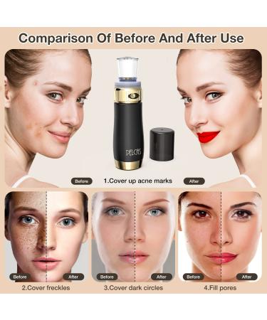 PELCAS Cordless Airbrush Professional Makeup Kit - Rechargeable Mini Airbrush Gun for Face and SPA 35ML - Buy Online on SooperMarket.com