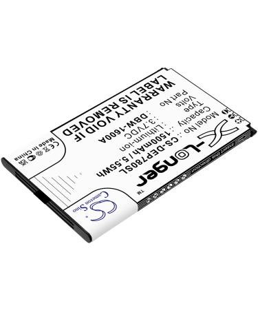 Replacement Battery Compatible with Doro 7010 7011 7781 Secure 730x Secure 780x Part Number: DBW-1600A 1500mAh/3.7V