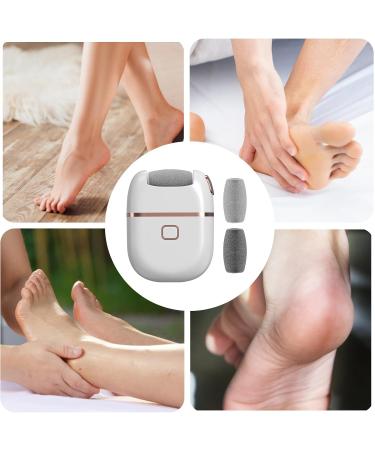 Electronic Foot File Pedicure Tool - Rechargeable Electric Foot File Dead Skin Foot Care Callus Remover Rechargeable Waterproof Foot File White - Buy Online on SooperMarket.com