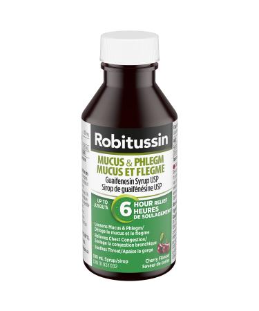 Robitussin Extra Strength Mucus & Phlegm Syrup Alcohol Free Cherry Flavour 100 ml (Pack of 1) Regular