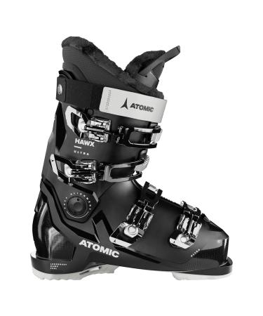 Atomic hawx ultra ski boots - alpine ski boots - boots with 3D ankle & heel for precise seat - narrow ski boots with 98 mm fit black / white 29 / 29.5