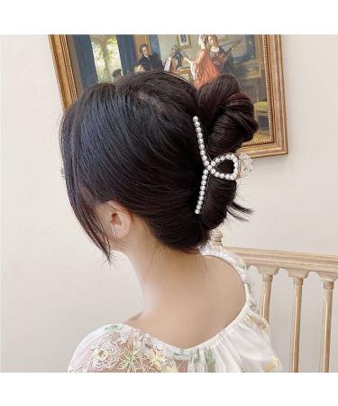 inSowni 7 Pack Pearl Hair Claw Clips - Elegant White Non Slip Barrettes for Women & Girls - Wedding Bridal Hair Accessories - Korean Style Grip Clamps - Buy Online on SooperMarket.com