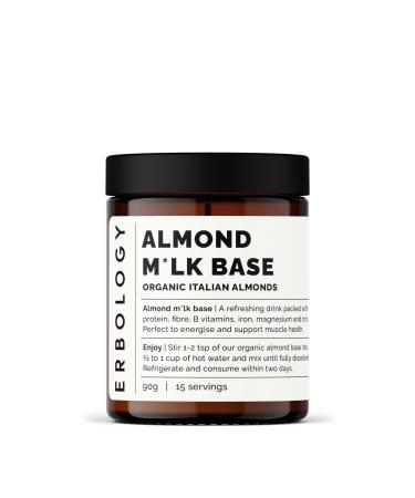 100% Organic Almond Milk Base 200g - Cold-pressed from Small-batch Fresh Almonds - Straight from Farm in Italy - Non-GMO - Recyclable Glass Bottle